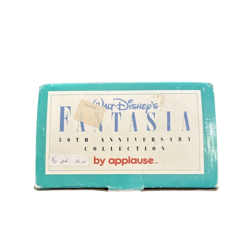Disney Fantasia 50th Anniversary Mickey Sorcerer Apprentice Applause Vintage Box